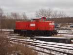 347 096-0 stand neben 347 975-5,am 07.Februar 2015,ebenfalls in der Eisigen Mukraner Kälte.