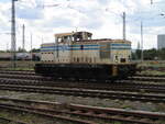 Im Güterbahnhof Nordhausen unterwegs war,am 01.September 2022,die ITB 345 396.