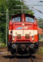 Nachdem die Dampflok weg war übernahm die EVB 211 324-9 den Sonderzug und brachte ihn dann nach Flensburg. Rendsburg 13.07.2013