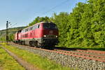 215 101-7 mit 213 334 in Th�ngersheim gen W�rzburg Hbf fahrend.