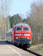 S-Bahn Hamburg 218 474-5(REV/HB X/15.01.13, Verl/HB X/19.11.19) Einfahrt Husum 31.03.2019