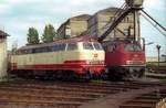 218 217 ; 218 229 Bw Nürnberg Hbf 17.8.1985 