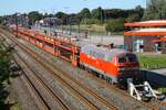 DB Gebrauchtzug 218 431 + Autotransportwagen Niebll AZ 06.09.2025