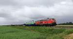 DB 218 424 + 443 mit AZS nach Nieb�ll. S�dergotteskoog/B� Triangel 14.06.2026