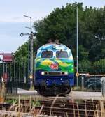 DB 218 443-0 ist wieder im Dienst. Nieb�ll 28.06.2026