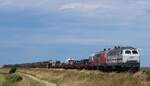 DB 218 341 + 390 mit SyltShuttle nach Nieb�ll.