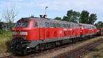 DB 218 424-0 REV/LHG9/21.05.24 und 218 425-7 REV/LHG9/10.06.24 abgestellt im Gbf Nieb�ll.