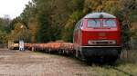 V 169 001 mit ein paar Res Wagen abgestellt bei Rendsburg. 19.10.2026/2
