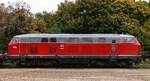 Ein prachtvolles Sahneschnittchen...die wunderbar aufgearbeitete und bestens gepflegte V 169 001/ 219 001-5 abgestellt bei Rendsburg. 19.10.2026/5