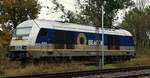 BEACON 223 053-0 REV/BCS X/08.03.23 brachte einen Autotransportzug nach Pattburg und wurde dann in der S�dabstellung abgestellt. Pattburg/DK 23.10.2026