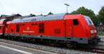 DB Südostbayernbahn 245 010-4 REV/FKR X/02.09.14, Verl/MMF/17.08.21, Verl/AN X/18.08.22 Niebüll 28.08.2021