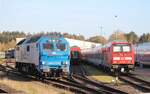 HLG DE 2700-01 ; DB (Südostbayernbahn) 245 010 im Bw Husum 28.10.2021