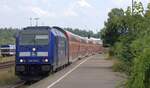 PRESS/DB Erzgebirgsbahn 246 046-2/ 246 011-1, REV/BTK Fw510/30.11.15) mit dem RE6 nach Westerland Einfahrt Husum 25.07.2021