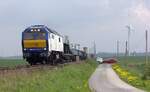 RDC/RAG MaK DE2700-02 mit AZS nach Westerland. Lehnshallig 16.05.2021