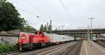 DB 261 049-1 mit Containerzug nach Maschen Rbf. HH-Harburg 06.07.2019