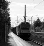 Der Dünger-Kalk Express für Jübek hier mit Zuglok 263 001-0 fuhr am 23.08.14 durch Schleswig.