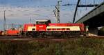Die ehemalige Hohenzollerische Landesbahn V180/265 300-4 REV/VTLT/13.04.21 ist seit 2025 im Dienst bei der EVB Zeven.