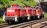 291 032-1, 295 087-1 und 362 559-7 als Lokzug bei der Durchfahrt in HH-Harburg. 21.06.2012
