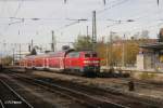 218 423-2 mit einem RE am Heimeranplatz 04.11.10