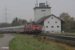 218 487-7 mit einer Schwester Maschine am IC2012 nach Leipzig in Heimertingen.