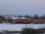 218 202-0 verlsst Buchloe mit einer RB.