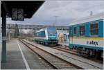 Die 223 069 übernimmt in Lindau ihren  Alex  für die Rückfahrt nach München.