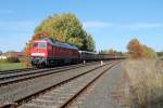 232 426-7 mit dem 49350 Schrottzug Cheb - Nrnberg kurz vor der Einfahrt in Wiesau.