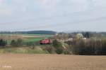 232 571-0 zieht beim Viadukt Seußen den Sonntagsmischer 45362 Cheb - Nürnberg.