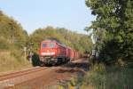 232 388-9 + 185 219 mit dem Frankenwaldumleiter 51750 Nürnberg - Leipzig Engelsdorf beim Vorsignal von Reuth bei Erbendorf.