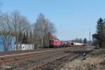 232 330-1 mit dem Frankenwald-Umleiter 51722 Nrnberg - Leipzig Engelsdorf in Pechbrunn.