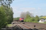 232 201-4 zieht bei Schönfeld den 51712 NNR - LE Frankenwald Umleiter richrung Hof.