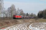 233 217-9 mit dem 47290 Cheb-Nrnberg bei Oschwitz hinter Schirnding.