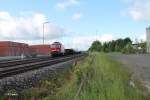 233 217-9 beim Anfahren mit dem morgentlichen 45367 NN - Cheb beim warten auf die berholung durch 612er mit RE und Vogtlandbahnin Wiesau.