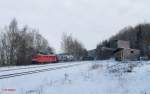 233 373 mit dem 45362 Cheb - Nürnberg bei der Einfahrt in Arzberg.