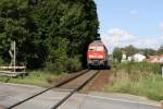 233 510-7 fuhr als Lz am 11.09.10 durch Hrlkofen.