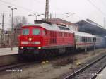 234 292-1 verlsst Frankfurt/Oder mit ein EC nach Warschau.