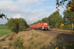 294 599-4 mit der bergabe 56960 Marktredwitz - Wiesau bei schnfeld.