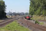 294 902-4 rangiert mit ein paar Güterwagen in Marktredwitz.