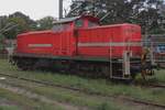 Am grauen 21 September 2025 kann vom offenbarer Weg Emsländische Eisenbahn 295 003 in Celle fotografiert werden. Am grauen 21 September 2025 kann vom offenbarer Weg Emsländische Eisenbahn 295 003 in Celle fotografiert werden.