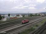 363 651-1 rangiert im Bahnhof Schwandorf.