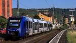 Vlexx 622 427/927 als RE17 nach Kaiserslautern. Oberwesel 06.08.2024