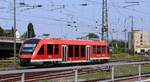 DB 640 017-9  Lahn-Eiffel-Bahn als RB 23 nach Bad Ems Ausfahrt Koblenz Hbf.