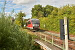 Die Br�llm�cke 642 690 kommt als RB 84 nach Seckach in B�digheim eingefahren am 20.9.2026
