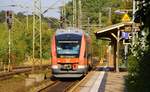 DB Regio Lint 0648 005/505 als RB 159xx nach Husum beim Halt in Schleswig. 21.09.2014
