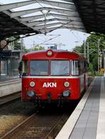AKN VT-Sonderzug auf dem Weg zum Dampfrundum im Flensburger Hafen aufgenommen im Rendsburger Bahnhof. 13.07.2013