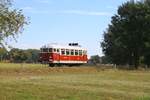 VKS T2 kehrt von einer Fahrt zum derzeitigen Streckenende nach Neddenaverbergen zurück, 03.10.2025