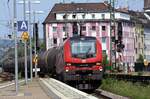ELP/DB 2159 206-2 mit Kesselzug Durchfahrt Koblenz Hbf.