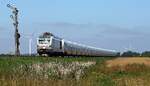 DB 2248 504-3 mit dem ICE 2311 und gut +60 festgehalten am B� Lehnshallig. 12.07.2026