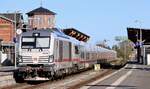 DB 2248 502-7 mit ICE 2311 und 2248 518 am Zugschluss. Nieb�ll 17.10.2026