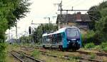 NAH.SH/Nordbahn 526/826 002 als RE74 nach Husum.